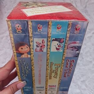 Vintage  Golden Books Christmas VHS set
